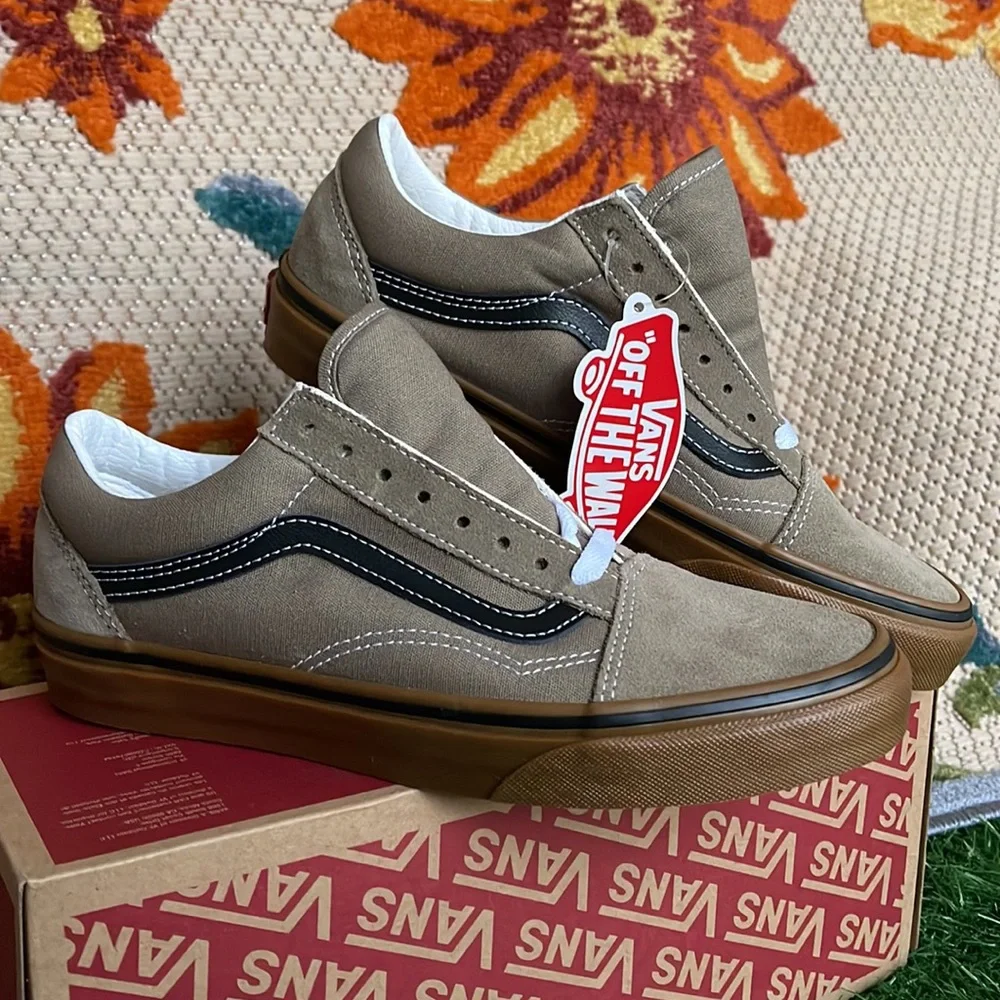Vans Old School Gum Timber Wolf/Black WMNS sneakers - Picture 6 of 16